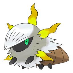 Larvesta shiny artwork
