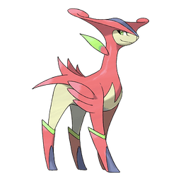 Virizion shiny artwork
