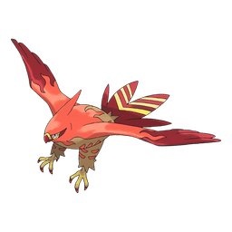 Talonflame shiny artwork