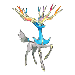 Active Xerneas shiny artwork