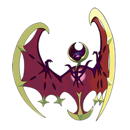 Lunala shiny artwork