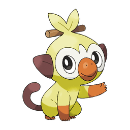 Grookey shiny artwork