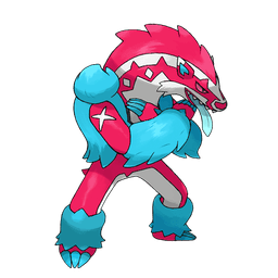 Obstagoon shiny artwork