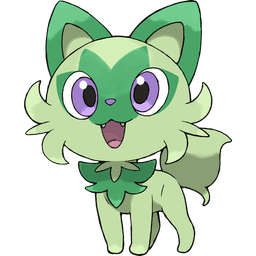 Sprigatito shiny artwork