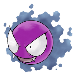 Gastly shiny artwork