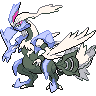 White Kyurem front shiny sprites