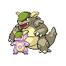 Mega Kangaskhan front shiny sprites