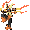 Mega Blaziken front shiny sprites