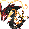 Mega Rayquaza front shiny sprites