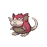 Alolan Raticate front shiny sprites