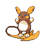 Alolan Raichu front shiny sprites