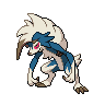 Midnight Lycanroc front shiny sprites