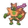 Okidogi front shiny sprites