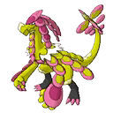 Totem Kommo-o front shiny sprites