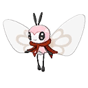 Totem Ribombee front shiny sprites