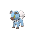 Own Tempo Rockruff front shiny sprites