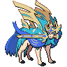 Crowned Zacian front shiny sprites