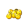 Exeggcute front shiny sprites