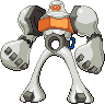 Gigantamax Melmetal front shiny sprites