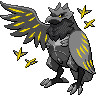 Gigantamax Corviknight front shiny sprites