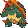 Gigantamax Drednaw front shiny sprites