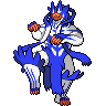 Gigantamax Rapid Strike Urshifu front shiny sprites