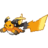 Mega Raichu X front shiny sprites