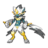 Mega Zeraora front shiny sprites