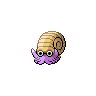 Omanyte front shiny sprites