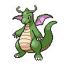 Dragonite front shiny sprites