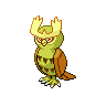 Noctowl front shiny sprites