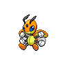 Ledian front shiny sprites