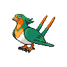 Swellow front shiny sprites