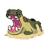 Hippowdon front shiny sprites