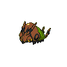 Venipede front shiny sprites