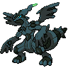 Zekrom front shiny sprites