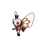 Ribombee front shiny sprites