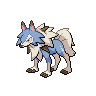 Midday Lycanroc front shiny sprites