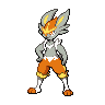 Cinderace front shiny sprites