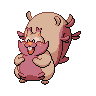 Greedent front shiny sprites