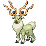 Wyrdeer front shiny sprites