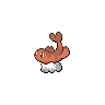 Curly Form Tatsugiri front shiny sprites
