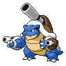 Mega Blastoise front sprites