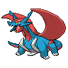 Mega Salamence front sprites