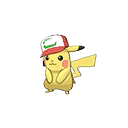 Partner Cap Pikachu front sprites