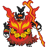 Mega Emboar front sprites