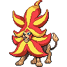 Mega Pyroar front sprites