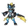 Mega Zeraora front sprites
