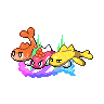 Mega Droopy Tatsugiri front sprites