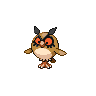 Hoothoot front sprites